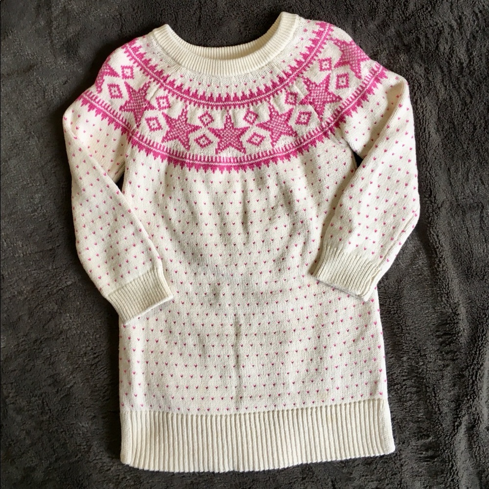Baby Gap Glitter Thread Sweater Dress